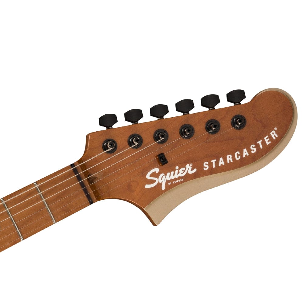 fender electric guitars fender squier contemporary active starcaster 6 string electric guitar #color_shoreline-gold