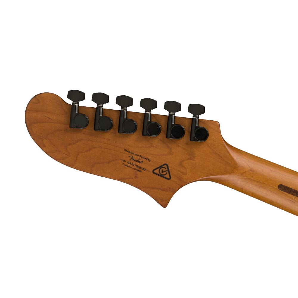 fender electric guitars fender squier contemporary active starcaster 6 string electric guitar #color_shoreline-gold