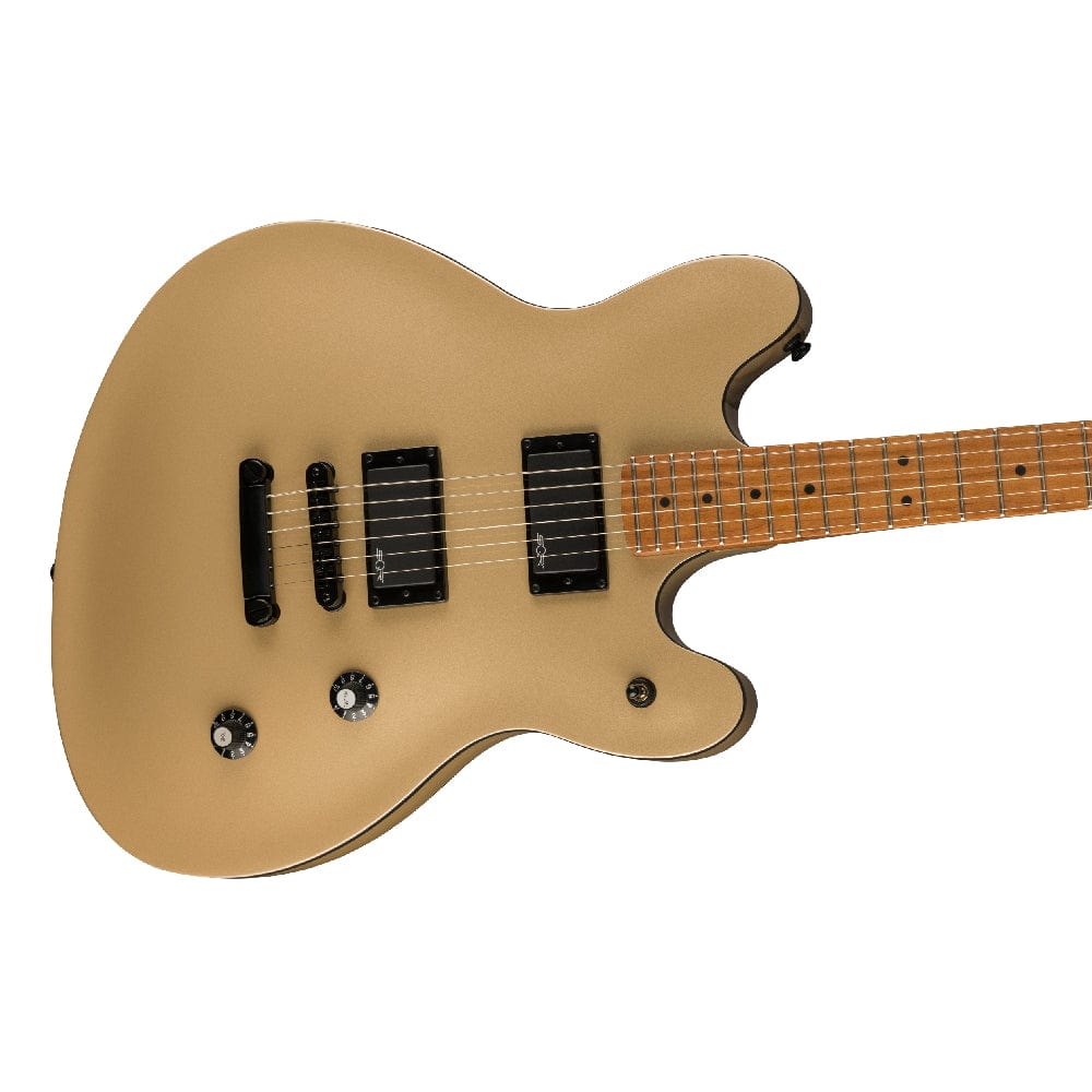 fender electric guitars fender squier contemporary active starcaster 6 string electric guitar #color_shoreline-gold