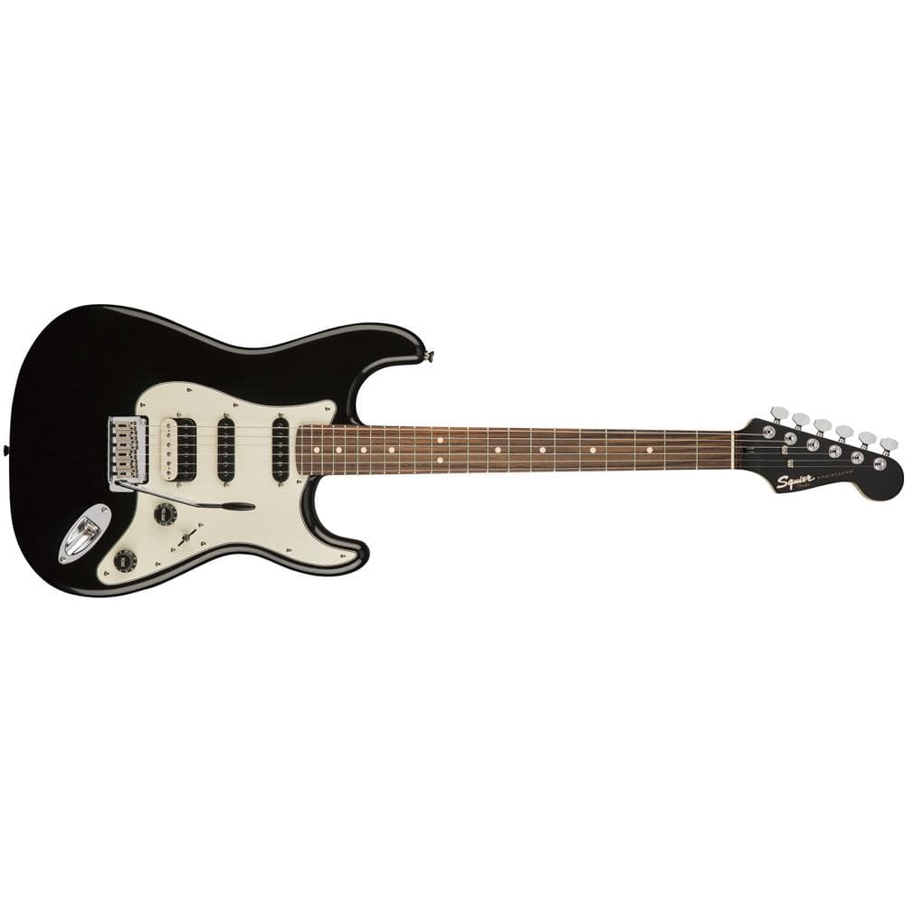 fender electric guitars fender squier contemporary strartocaster hss electric guitar - black metallic
