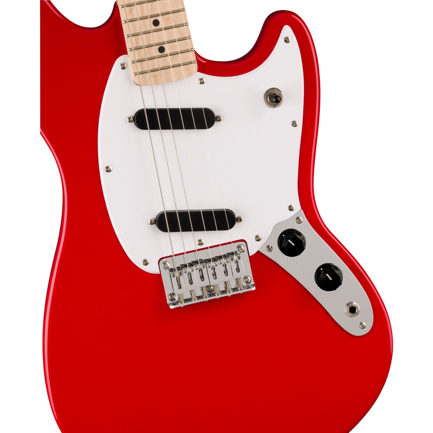 Fender Electric Guitars Fender Squier Sonic Mustang 6 String Electric Guitar #color_torino-red,type_single