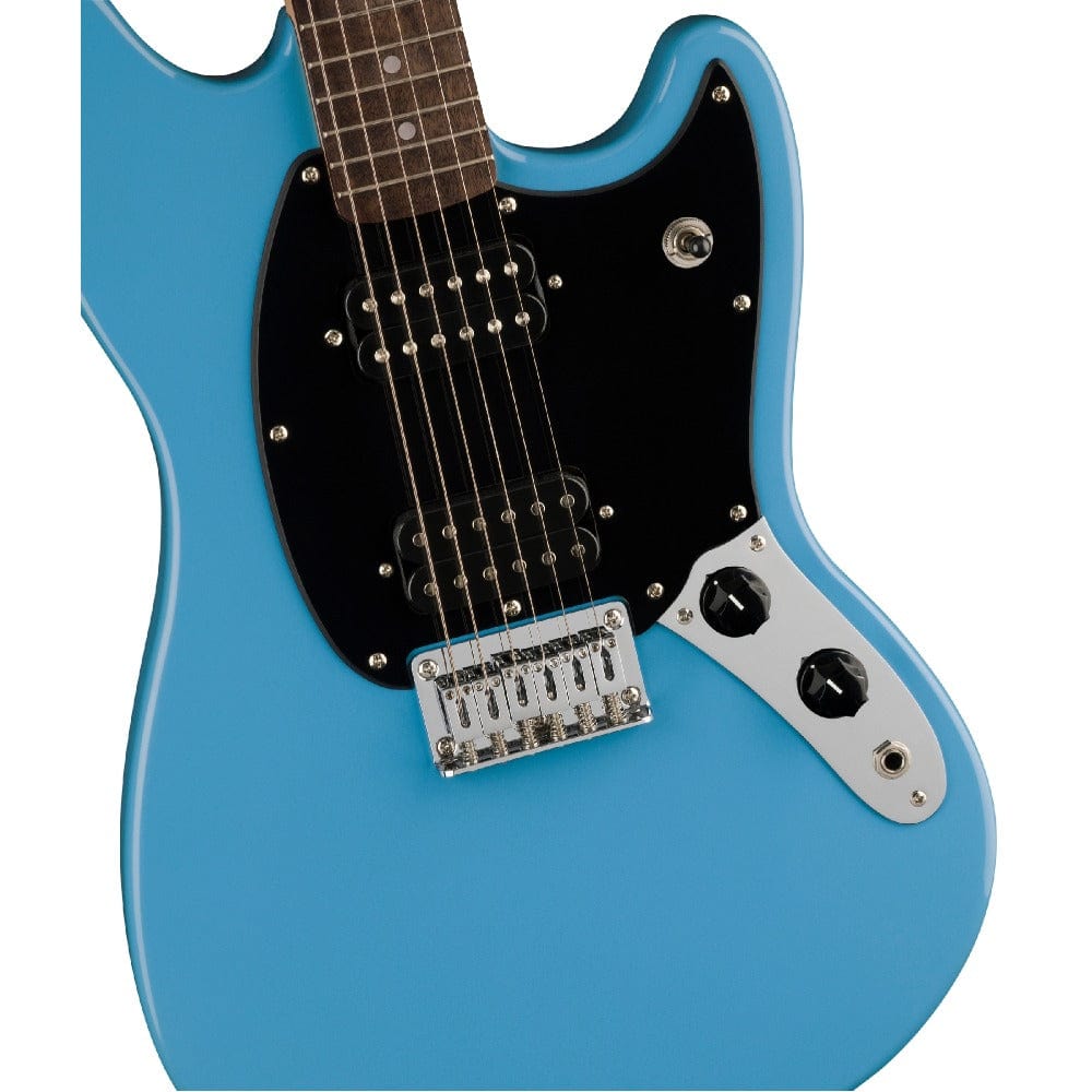 fender electric guitars fender squier sonic mustang hh 6 string electric guitar #color_california-blue,fingerboard_indian-laurel,type_single
