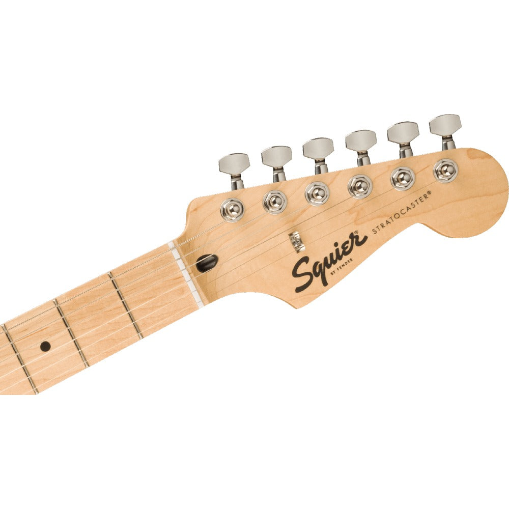Fender Electric Guitars Fender Squier Sonic Stratocaster Electric Guitar with Bag,Polishing Cloth, Strap, Tuner, Pick and Ebook #pickup-configuration_hss,color_fsr-sonic-gray,fretboard_maple