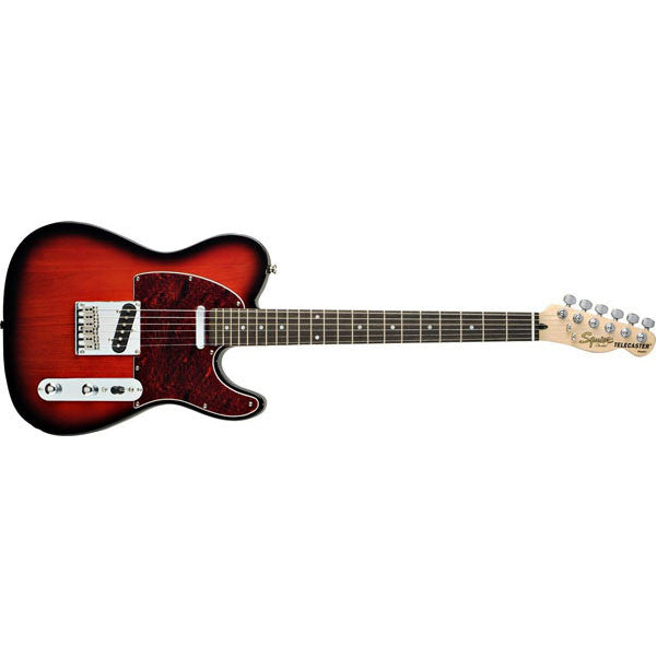 fender electric guitars fender squier standard telecaster electric guitar - limited edition antique burst