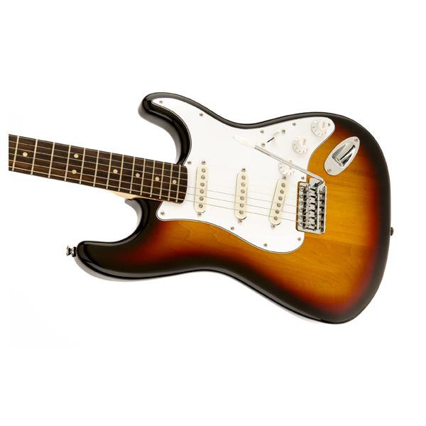 fender electric guitars fender squier vintage modified stratocaster electric guitar - 3 tone sunburst
