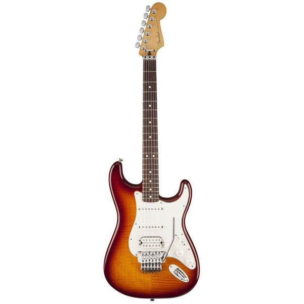 fender electric guitars fender standard stratocaster top w/ locking trem - tobacco sunburst