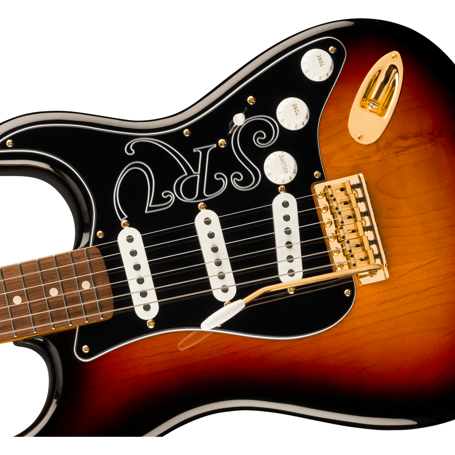 Fender Electric Guitars Fender Stevie Ray Vaughan Stratocaster Electric Guitar, Pau Ferro Fingerboard, 3-Color Sunburst