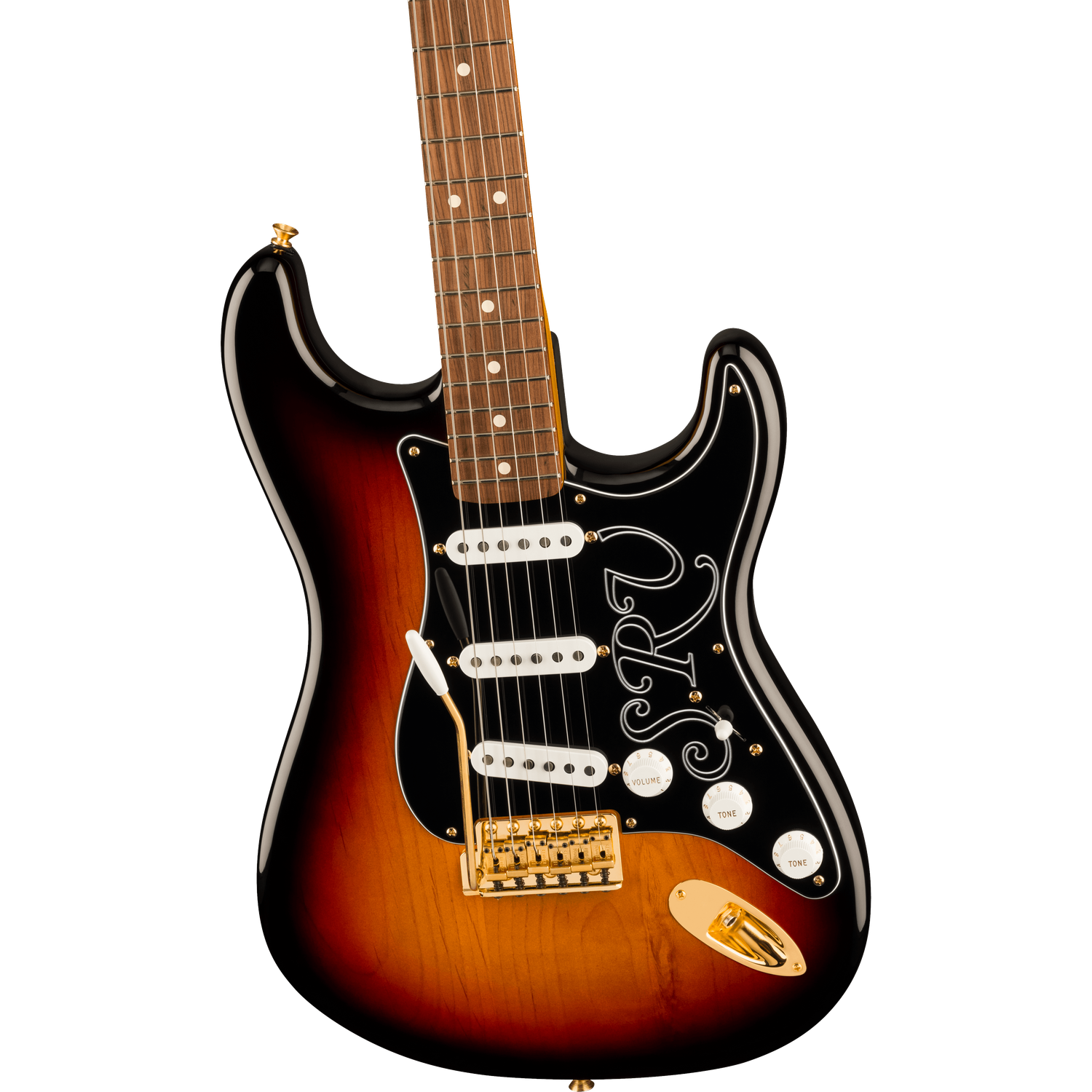 Fender Electric Guitars Fender Stevie Ray Vaughan Stratocaster Electric Guitar, Pau Ferro Fingerboard, 3-Color Sunburst