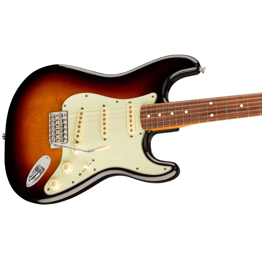 fender electric guitars fender vintera '60s stratocaster electric guitar - pau ferro- 3-color sunburst
