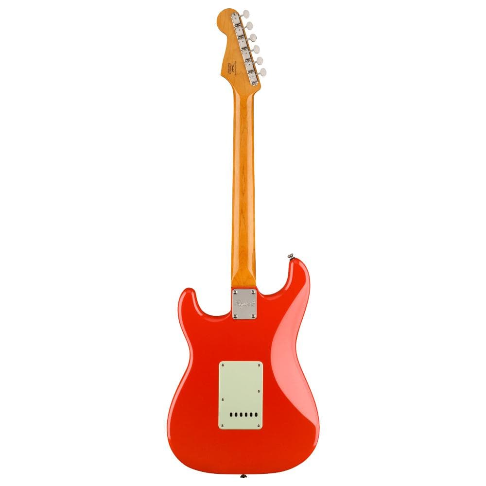 fender electric guitars fiesta red fender squier limited edition classic vibe 60's stratocaster electric guitar - fiesta red