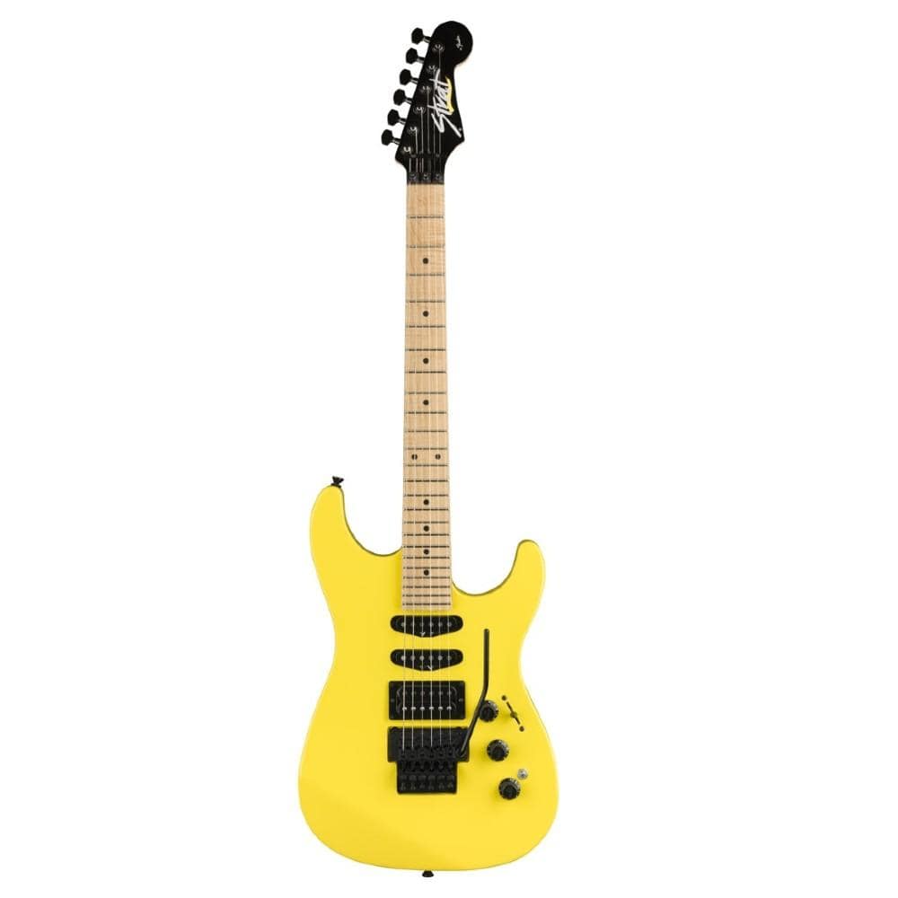 fender electric guitars frozen yellow fender limited edition hm stratocaster 6-strings electric guitar
