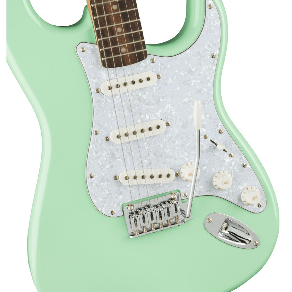 Fender Electric Guitars FSR Surf Green / Indian Laurel Fender Limited Edition Affinity Series Stratocaster Electric Guitar