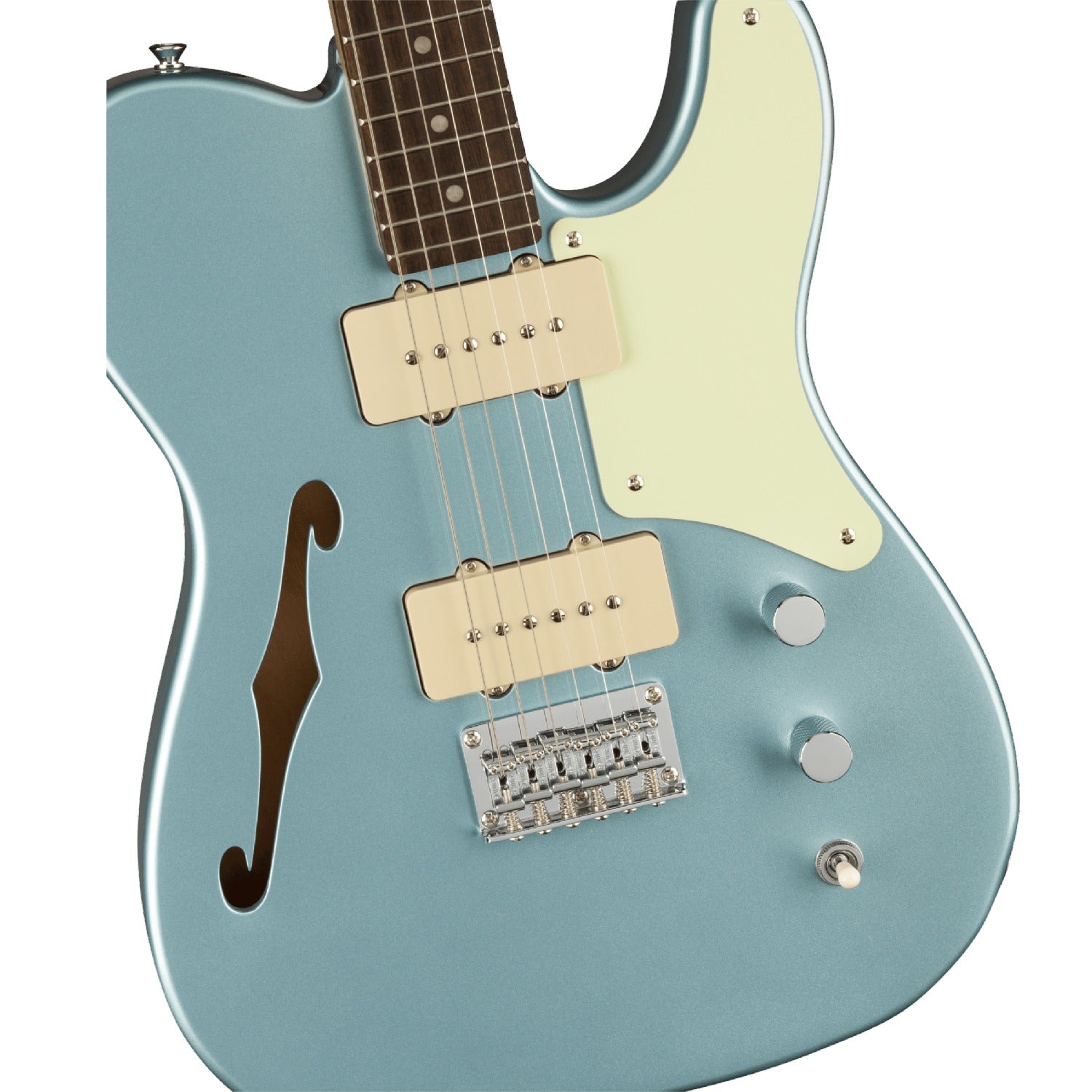Fender Electric Guitars Ice Blue Metallic Fender Paranormal Cabronita Telecaster Thinline 6 String Electric Guitar
