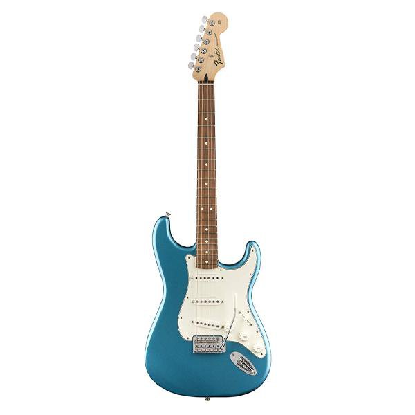 fender electric guitars lake placid blue fender mexican standard stratocaster pao ferro electric guitar #color_lake-placid-blue