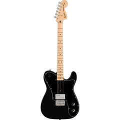 Fender Electric Guitars Metallic Black Fender Paranormal Esquire Deluxe Maple 6 String Electric Guitar