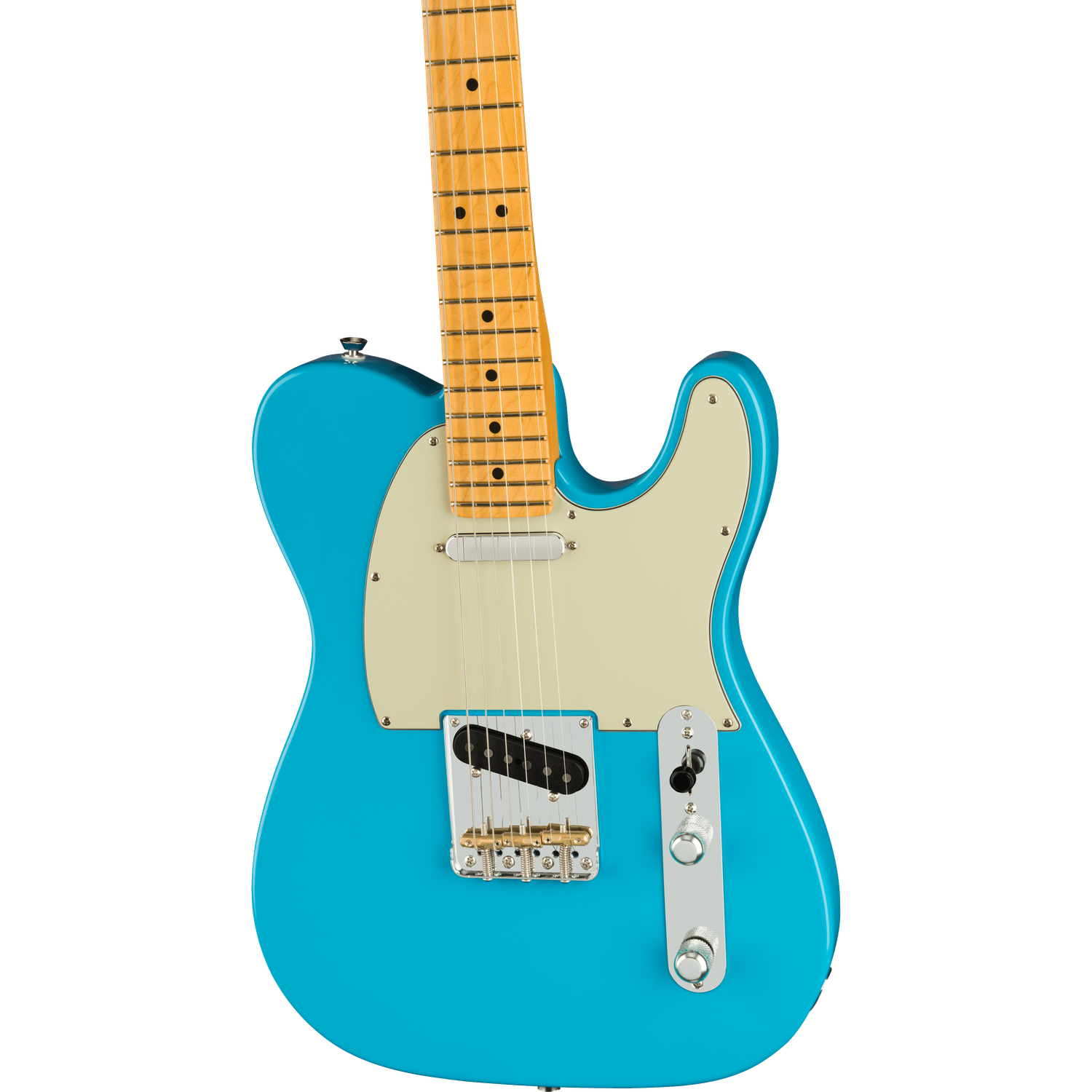 Fender Electric Guitars Miami Blue Fender American Professional II Telecaster Electric Guitar - Miami Blue