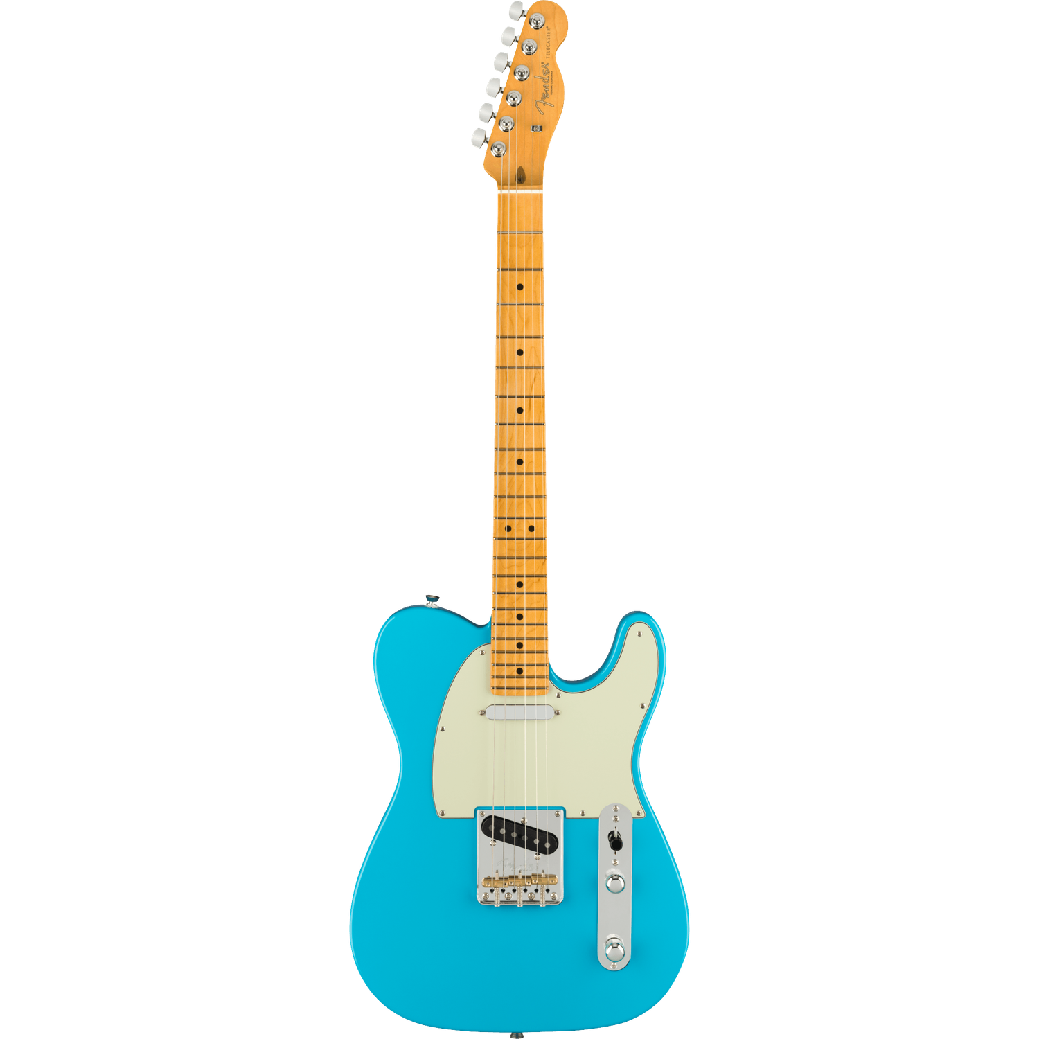 Fender Electric Guitars Miami Blue Fender American Professional II Telecaster Electric Guitar - Miami Blue