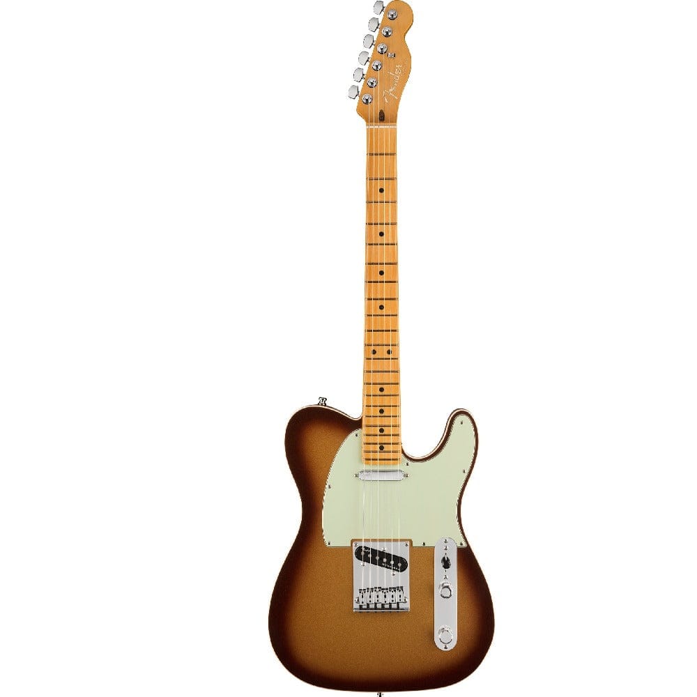 fender electric guitars mocha burst fender american ultra telecaster electric guitar #color_mocha-burst