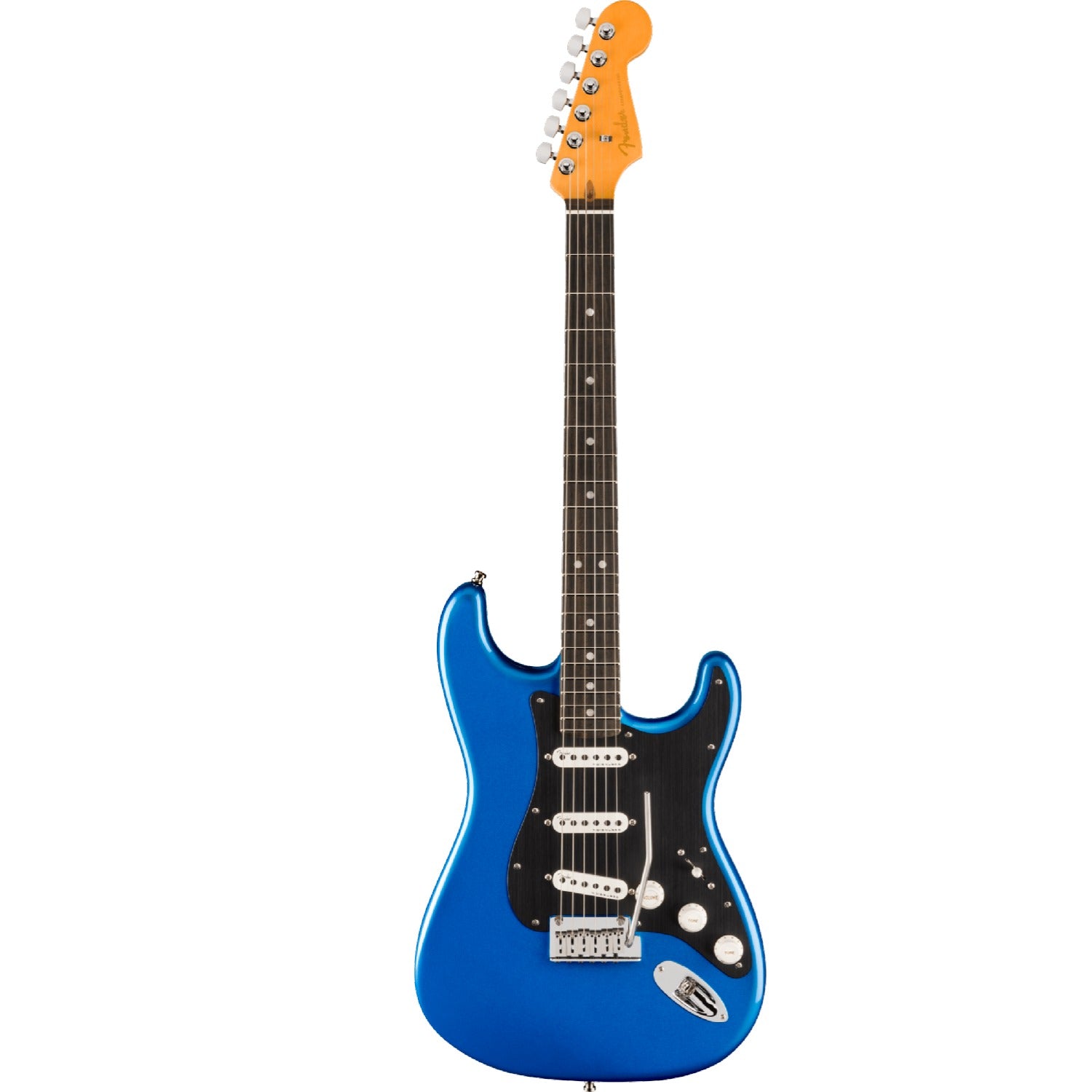 Fender Electric Guitars Noble Blue / SSS / Ebony Fender American Ultra II Stratocaster 6 String Electric Guitar