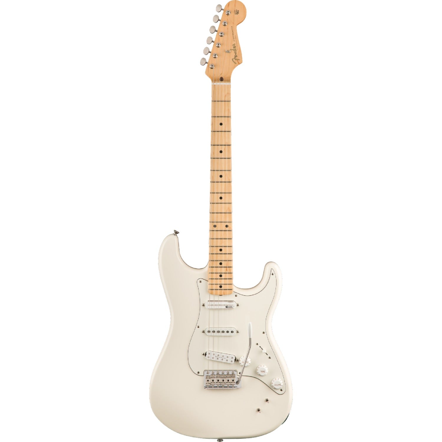 Fender Electric Guitars Olympic White Fender EOB Sustainer Stratocaster 6 String Electric Guitar