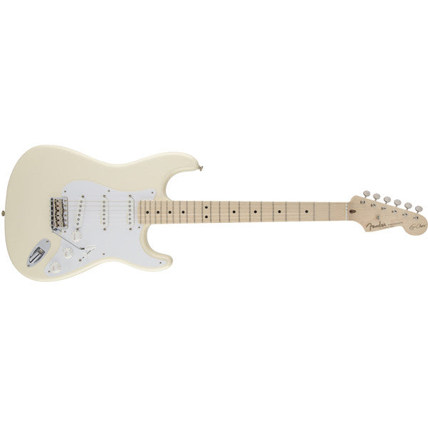 fender electric guitars olympic white fender eric clapton signature stratocaster electric guitar #color_olympic-white