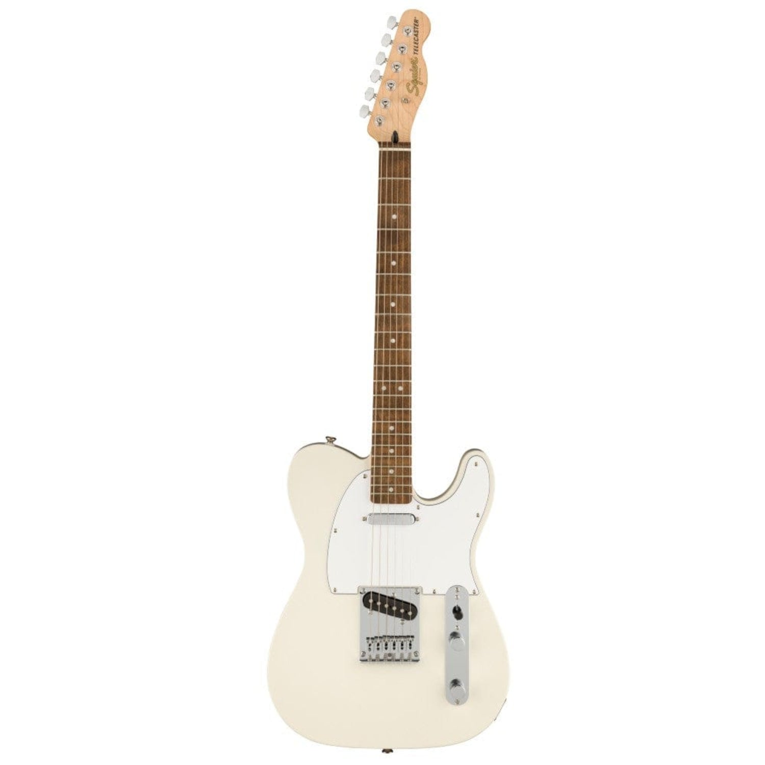 fender electric guitars olympic white / indian laurel fender squier affinity series telecaster electric guitar #color_olympic-white,fretboard_indian-laurel