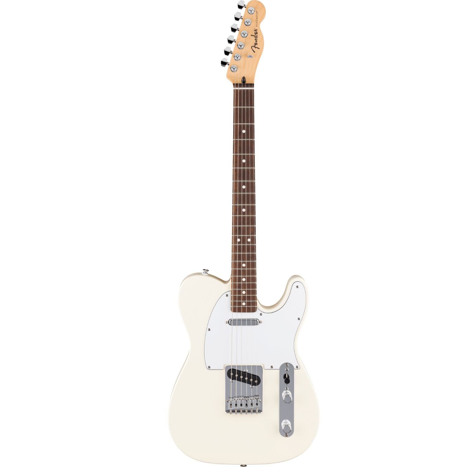 Fender Electric Guitars Olympic White / Indian Laurel Fender Standard Telecaster 6 String Electric Guitar#color_olympic-white,fingerboard_indian-laurel