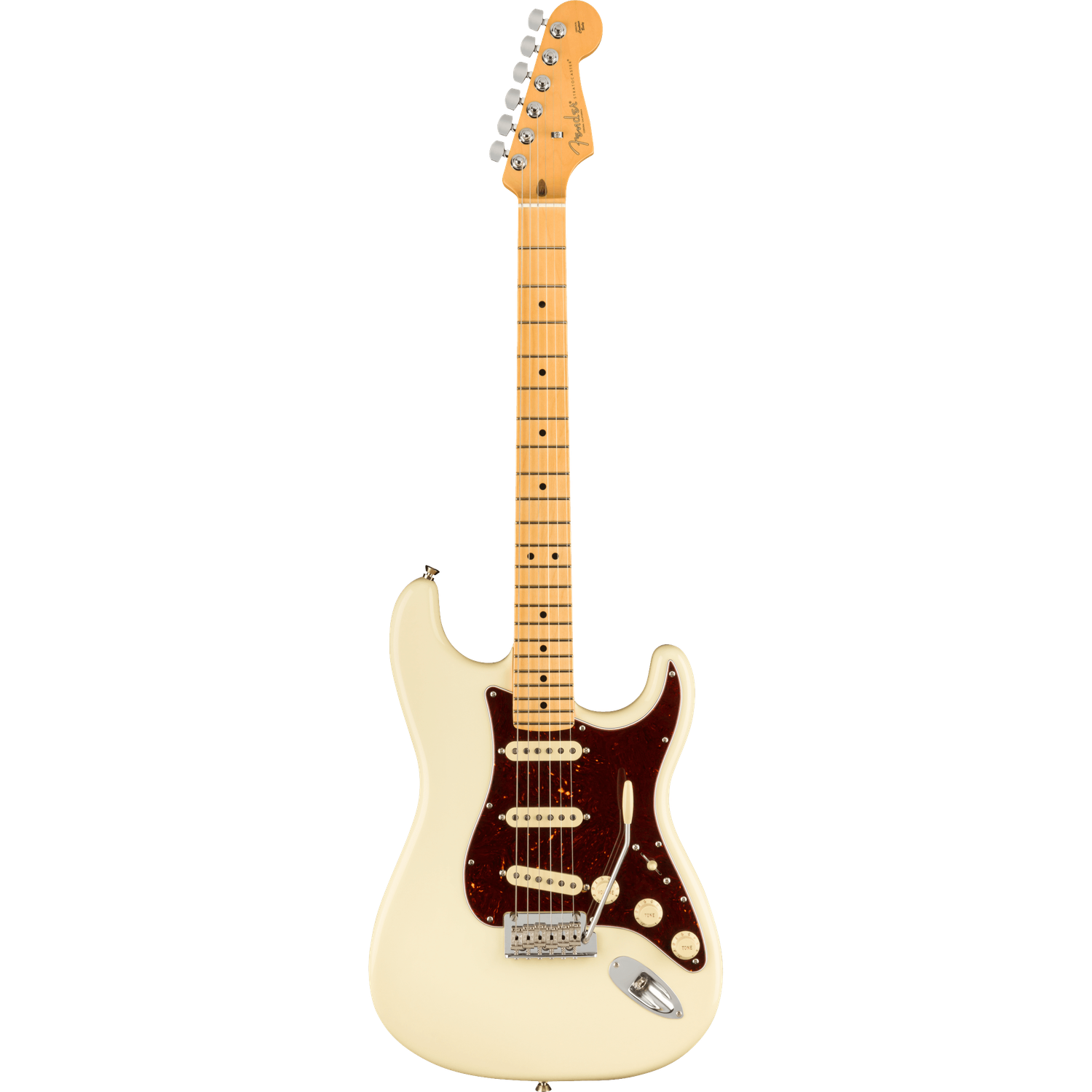 Fender Electric Guitars Olympic White / Maple Fender American Professional II Stratocaster 6-Strings Electric Guitar With Case#color_olympic-white,fingerboard_maple
