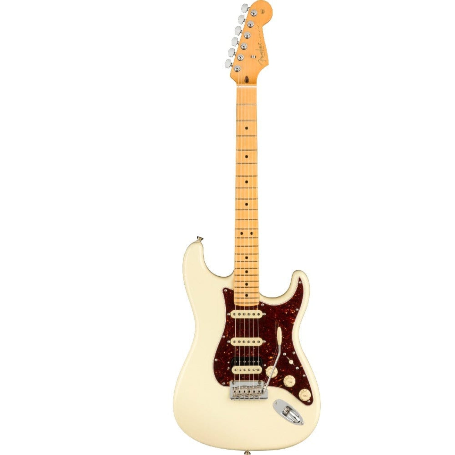 fender electric guitars olympic white / maple fender american professional ii stratocaster hss electric guitar