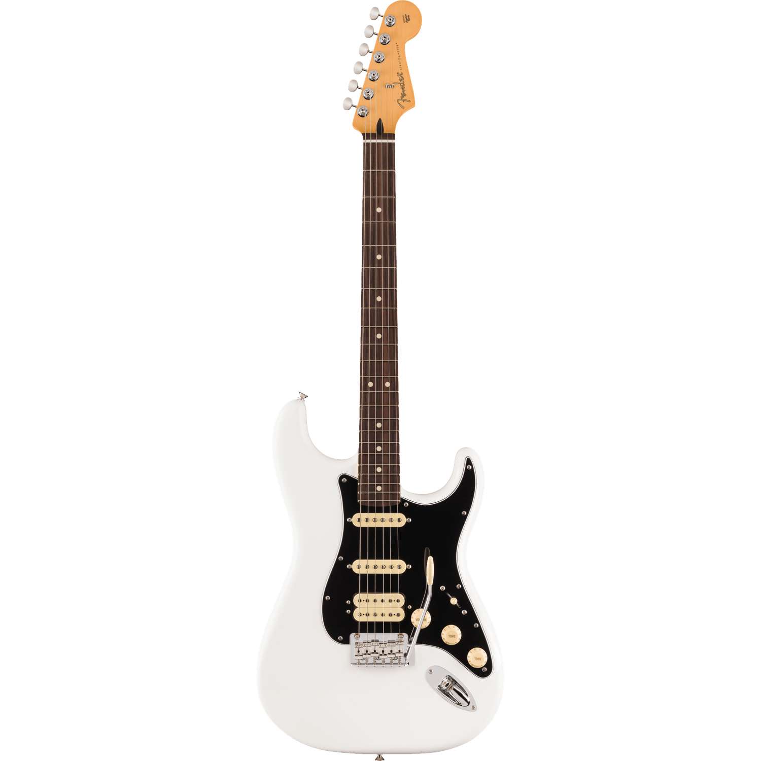 Fender Electric Guitars Polar White / HSS / Rosewood Fender Player II Stratocaster 6 String Electric Guitar