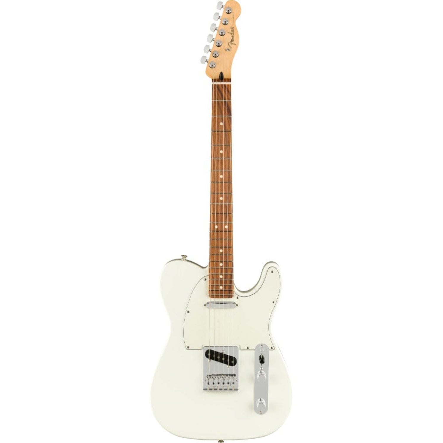 fender electric guitars polar white / pau ferro fender player telecaster 6 string electric guitar #color_polar-white,fretboard_pau-ferro