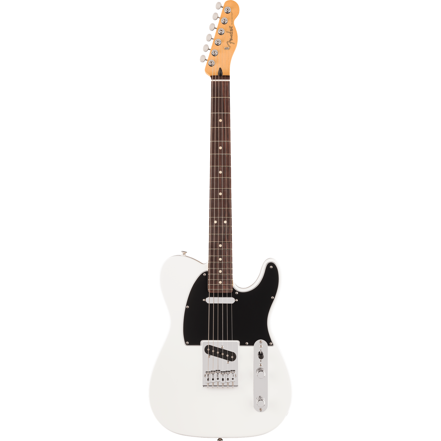 Fender Electric Guitars Polar White / Rosewood / SS Fender Player II Telecaster 6 String Electric Guitar