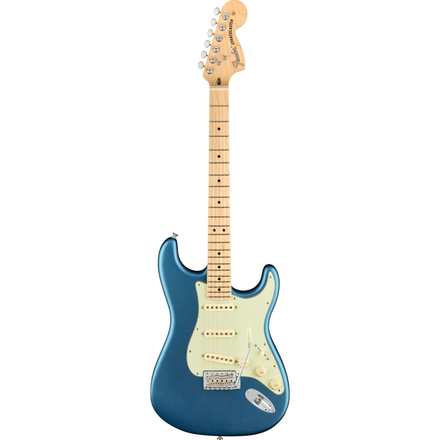 Fender Electric Guitars Satin Lake Placid Blue Fender American Performer Stratocaster Electric Guitar