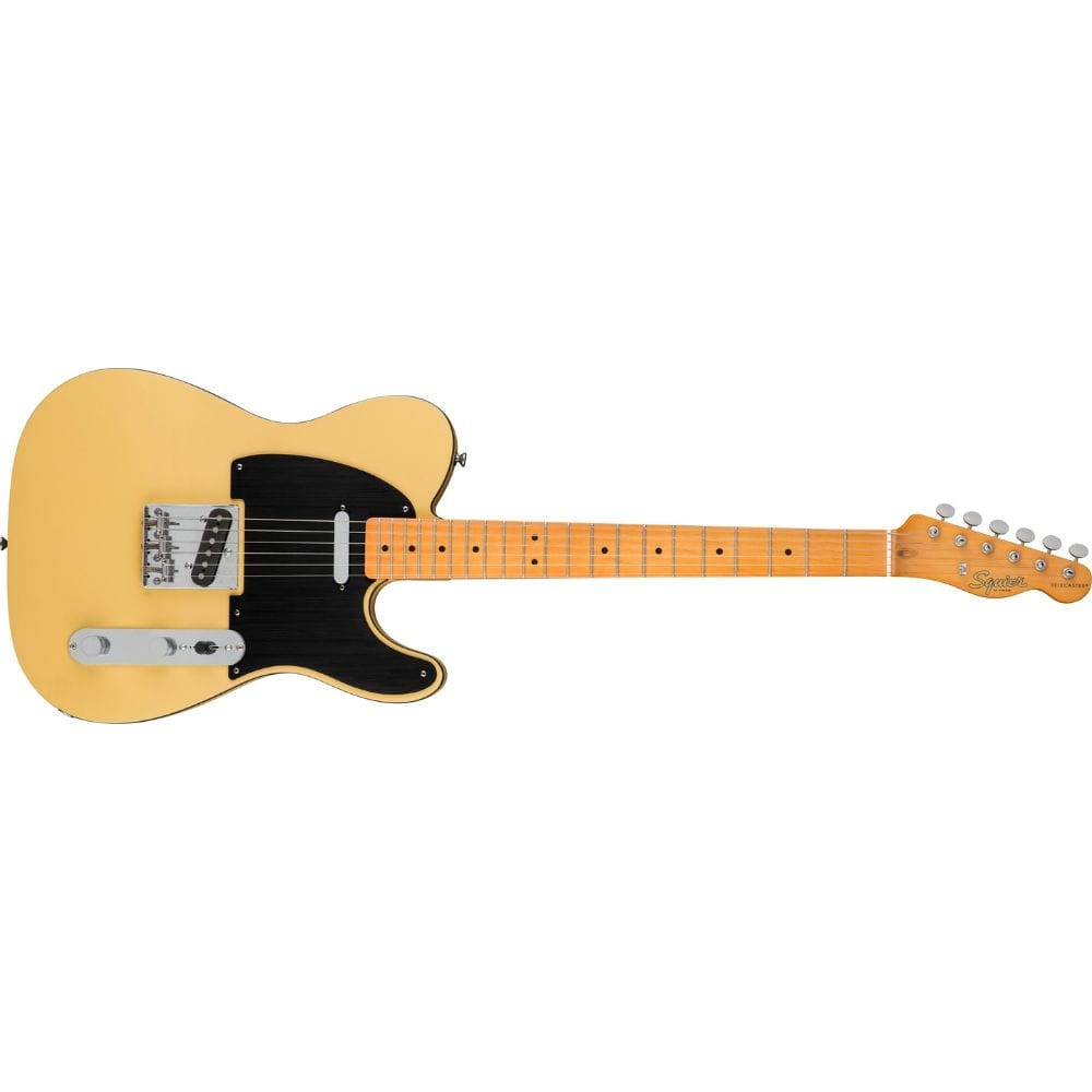fender electric guitars satin vintage blonde fender 40th anniversary telecaster vintage edition 6 string electric guitar - satin vintage blonde