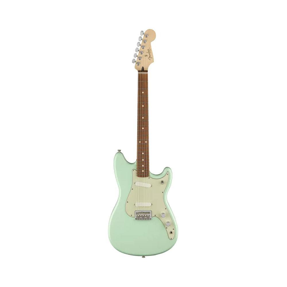 fender electric guitars surf green / pau ferro fender player duo sonic 6 strings electric guitar #color_surf-green,fretboard_pau-ferro