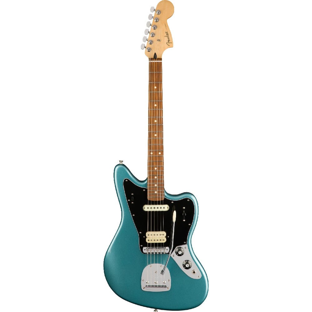fender electric guitars tidepool fender player jaguar 6 string electric guitar #color_tidepool