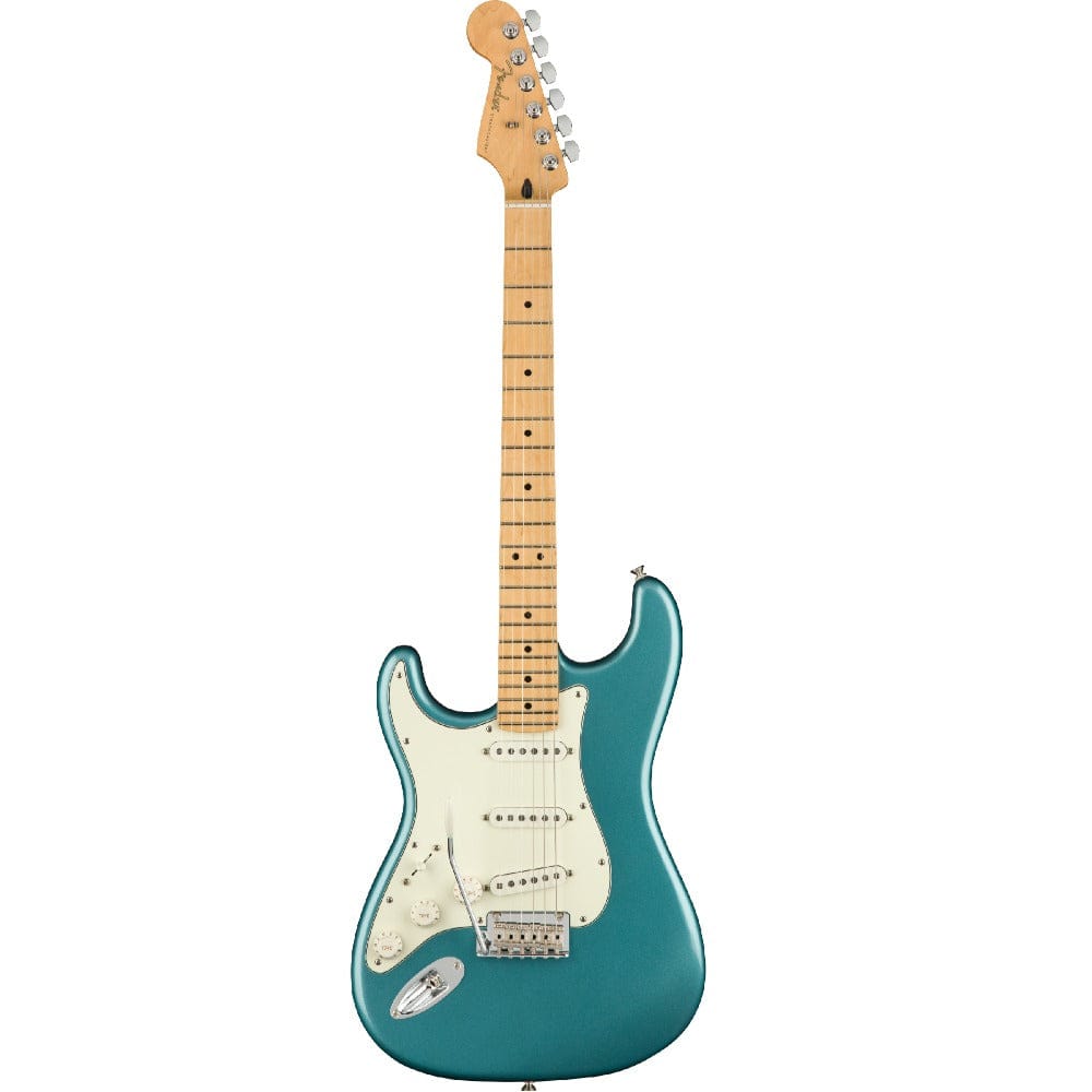 fender electric guitars tidepool / maple fender player stratocaster 6 string electric guitar - left handed