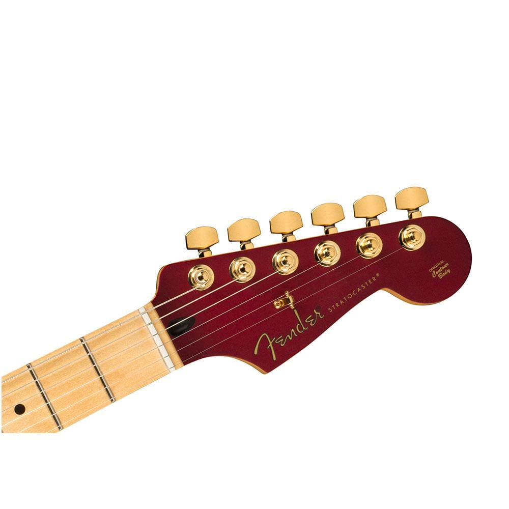 fender electric guitars transparent cherry fender tash sultana stratocaster electric guitar - transparent cherry