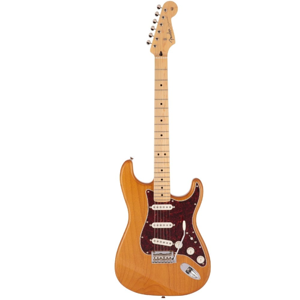 fender electric guitars vintage natural fender hybrid ii stratocaster 6 string electric guitar #color_vintage-natural