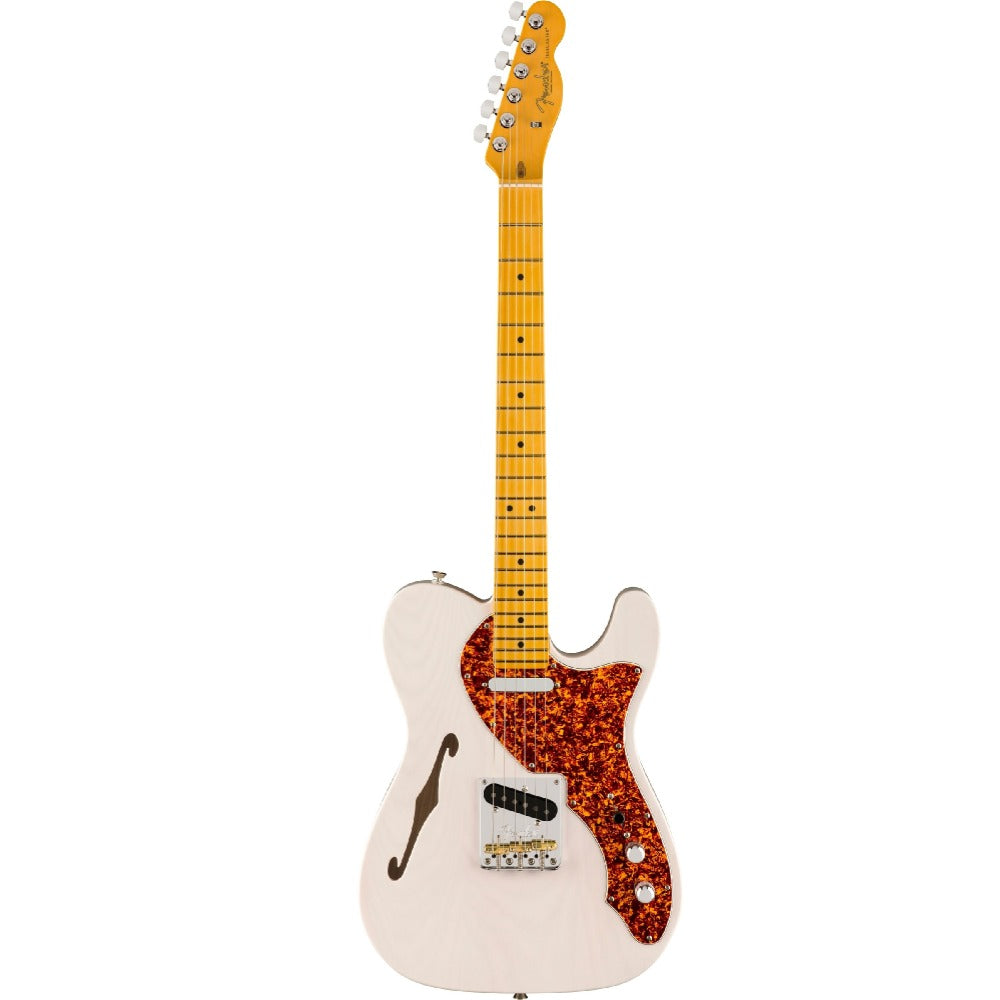Fender Electric Guitars White Blonde Fender Limited Edition American Professional II Telecaster Thinline 6 String Electric Guitar