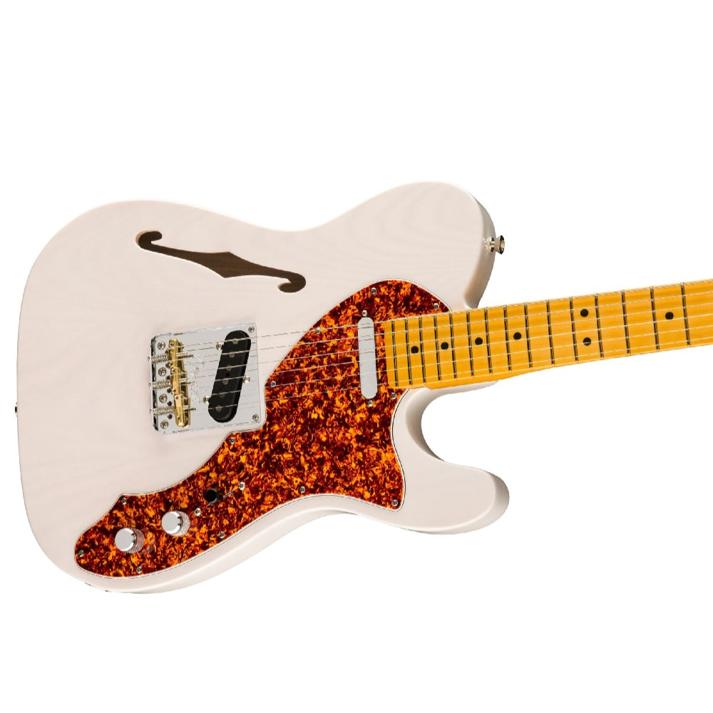 Fender Electric Guitars White Blonde Fender Limited Edition American Professional II Telecaster Thinline 6 String Electric Guitar