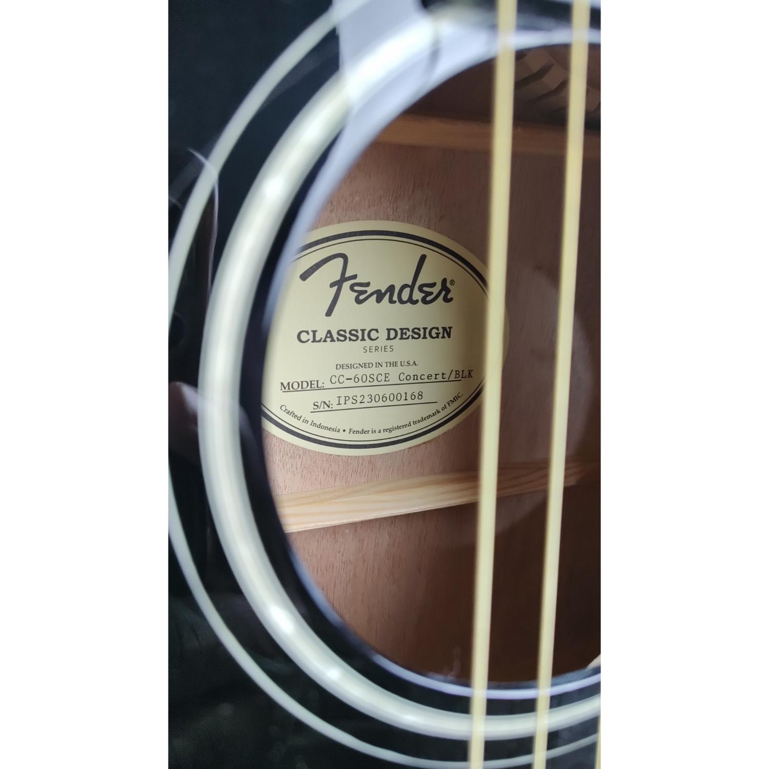 Fender Electro Acoustic Guitars 2.03E+11 Fender CC-60SCE Concert Electro-Acoustic Guitar - Open Box