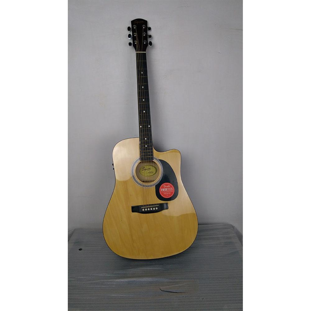 fender electro acoustic guitars 202101580133 fender sa105ce electro - acoustic guitar - natural - open box b stock #barcode_202101580382