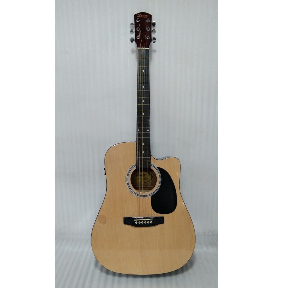 fender electro acoustic guitars 202101580328 fender sa105ce electro - acoustic guitar - natural - open box b stock #barcode_202101580328