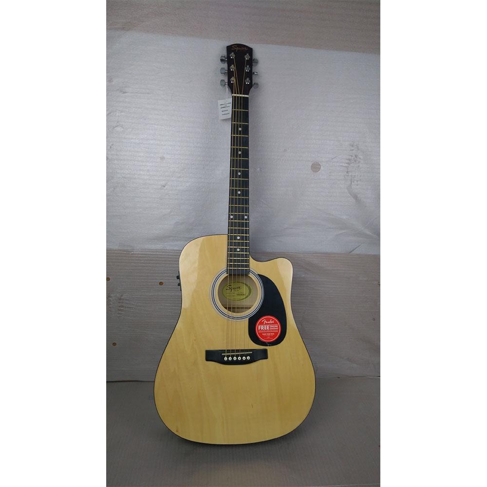 fender electro acoustic guitars 202101580370 fender sa105ce electro - acoustic guitar - natural - open box b stock #barcode_202101580382