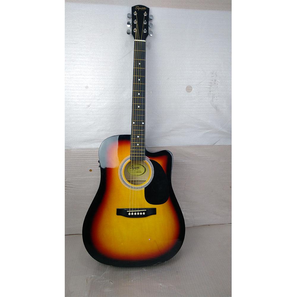 fender electro acoustic guitars 202101687526 fender sa105ce electro - acoustic guitar - sunburst - open box b stock #barcode_202101687526