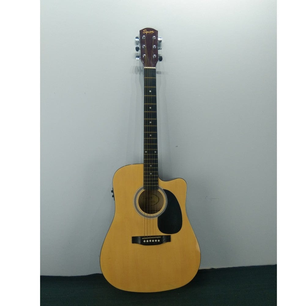 fender electro acoustic guitars 202301880517 fender sa105ce electro - acoustic guitar - natural - open box b stock #barcode_202301880517