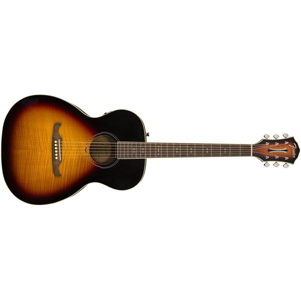 fender electro acoustic guitars 3 tone sunburst fender fa-235e concert electro acoustic guitar