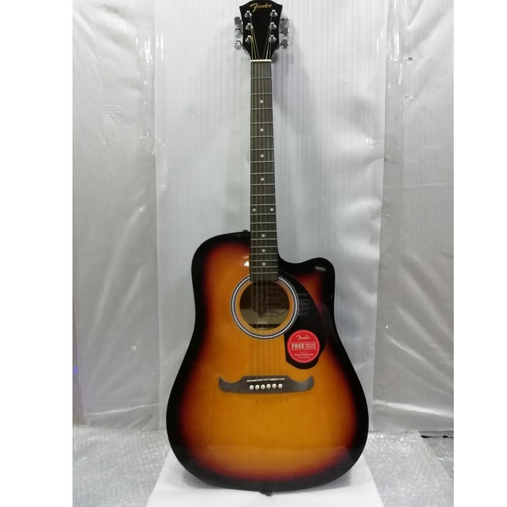 fender electro acoustic guitars 339217 fender fa-125ce dreadnought electro acoustic guitar - sunburst - open box b stock #barcode_202101745829