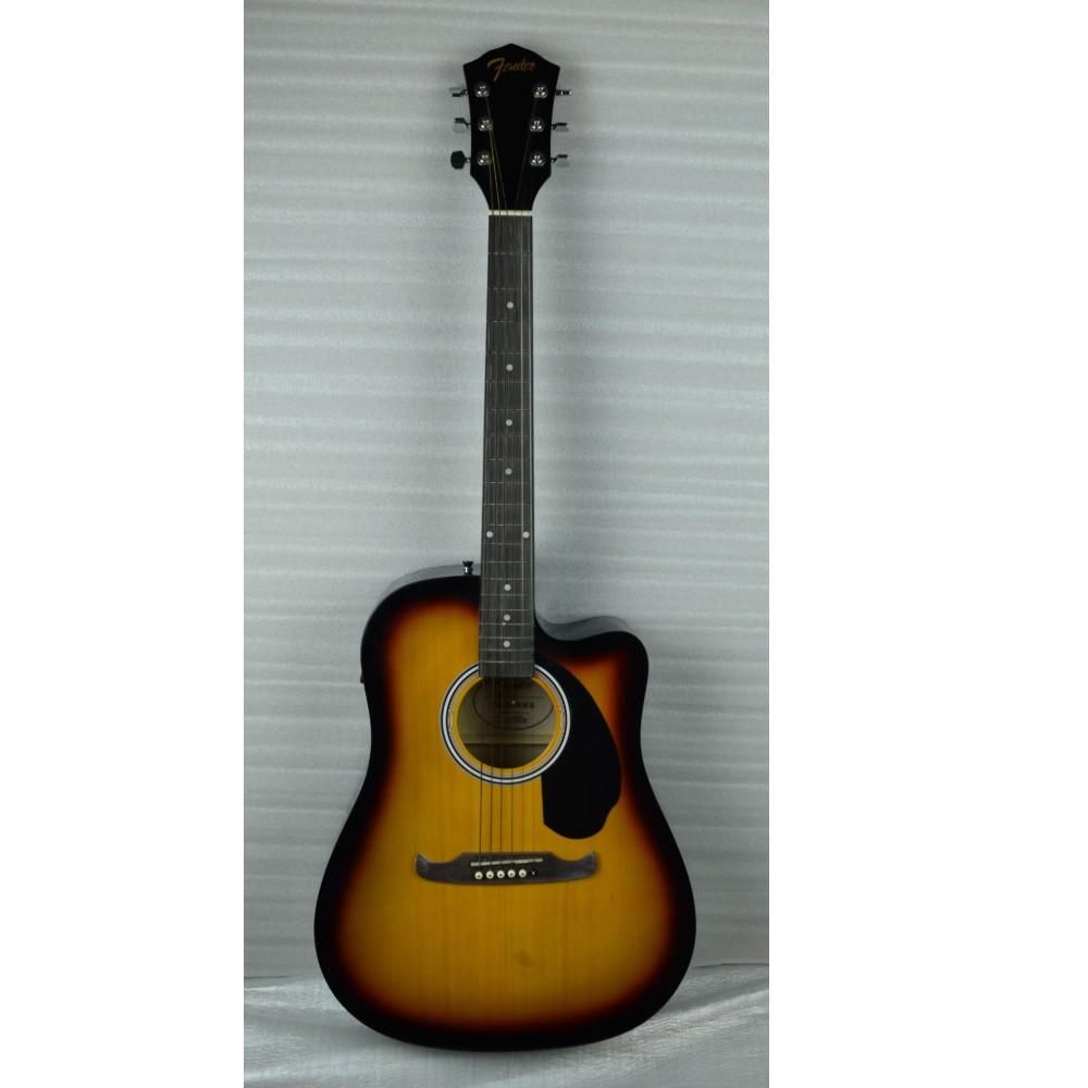 fender electro acoustic guitars 423625 fender fa-125ce dreadnought electro acoustic guitar - sunburst - open box b stock #barcode_202101745829